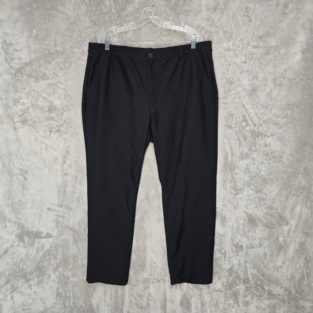 Marc New York Performance Pants Men 40x30 Black Stretch Tech Gorpcore Athleisure